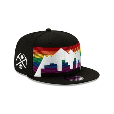 Denver Nuggets Gorra | New Era 2019 NBA Authentics City Series 9fifty Snapback Cap Mexico - Negros